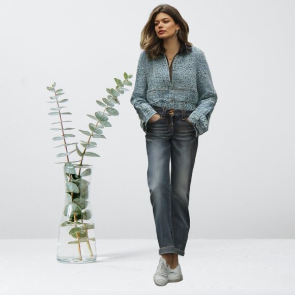 Dolce & Gabbana Via San Damilano 7 Milano Italia Blue Fade Jeans, Size 38 - Picture 4 of 9